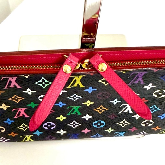 Louis Vuitton Takashi Murakami Noir Insolite Wallet - Picture 6 of 16